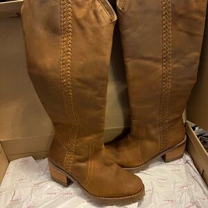 Coconuts by Matisse Tan Over the Knee Boots